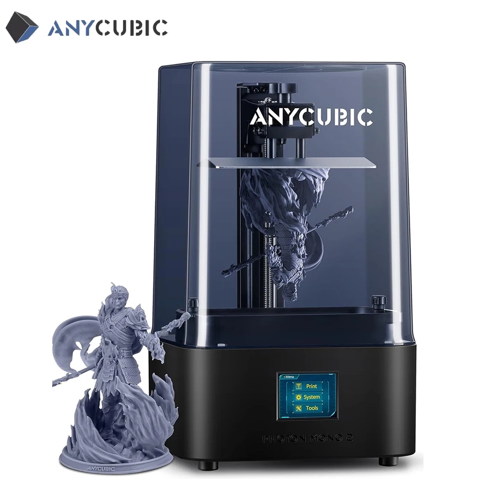 Máy in 3D ANYCUBIC PHOTON MONO 2 độ phân giải 4k+. Hàng nhập khẩu chính hãng, máy in 3D giá rẻ chất lượng cao.