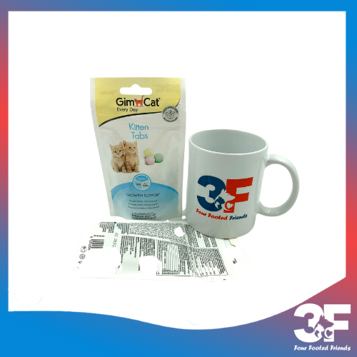 Bánh thưởng GimCat Kitten Tabs Dành Cho Mèo Con Bổ Sung Vitamin &amp;amp; Taurin &amp;amp; L-Canitin Dạng Viên Gói 40gr - Bao Bì chính Hãng