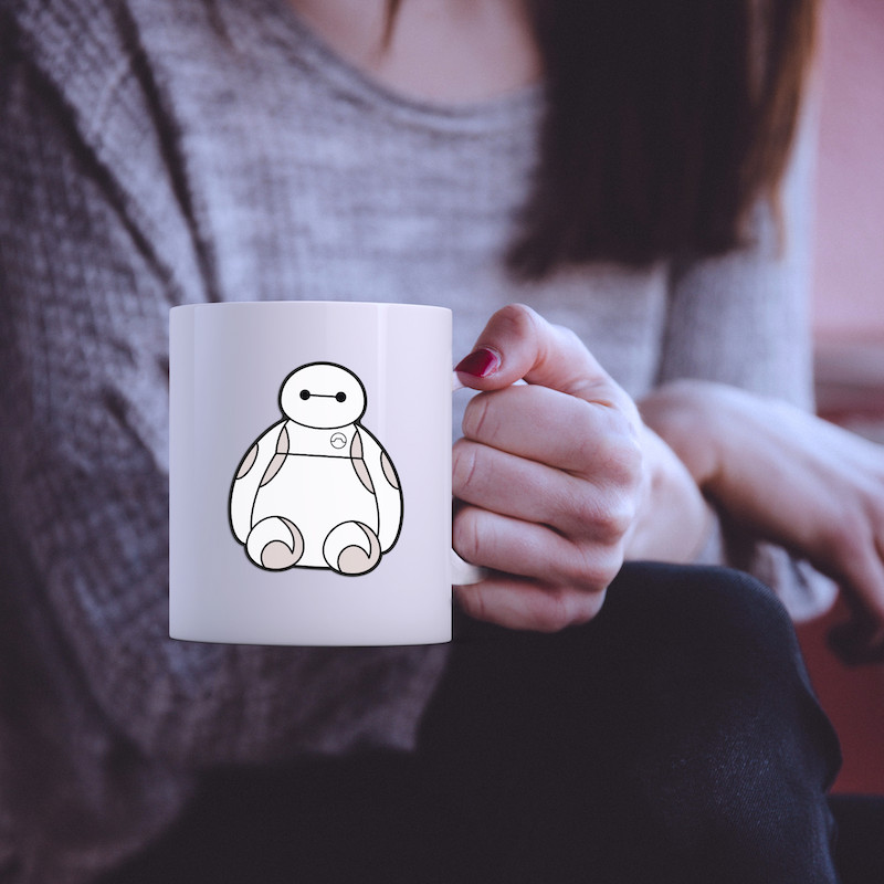 Baymax - Single Sticker hình dán lẻ