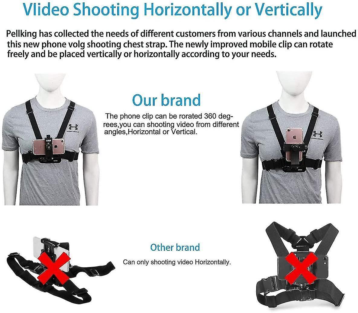 Kẹp điện thoại di động phổ thông cho camera hành động Pov Gopro , v.v. Giá đỡ / giá đỡ điện thoại