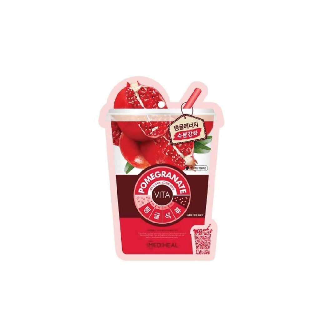 Mặt Nạ Chiết Xuất Lựu Giữ Ẩm Và Tăng Độ Đàn Hồi Cho Da Mediheal Pomegranate Vita Mask 25ml