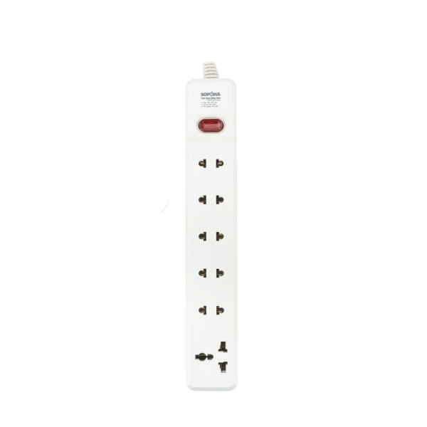 Ổ cắm điện không dây 6 lỗ lõi sứ 2200W 6M-0 Sopoka