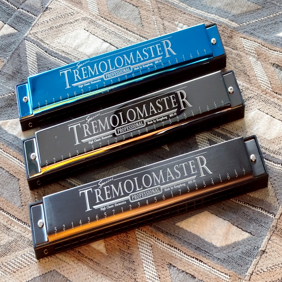 Kèn Harmonica KongSheng Tremolo Master 24 lỗ Key C