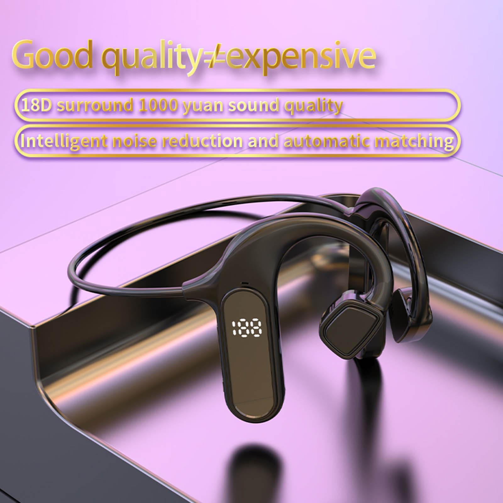 Headphones Display Microphone Handsfree Earbuds
