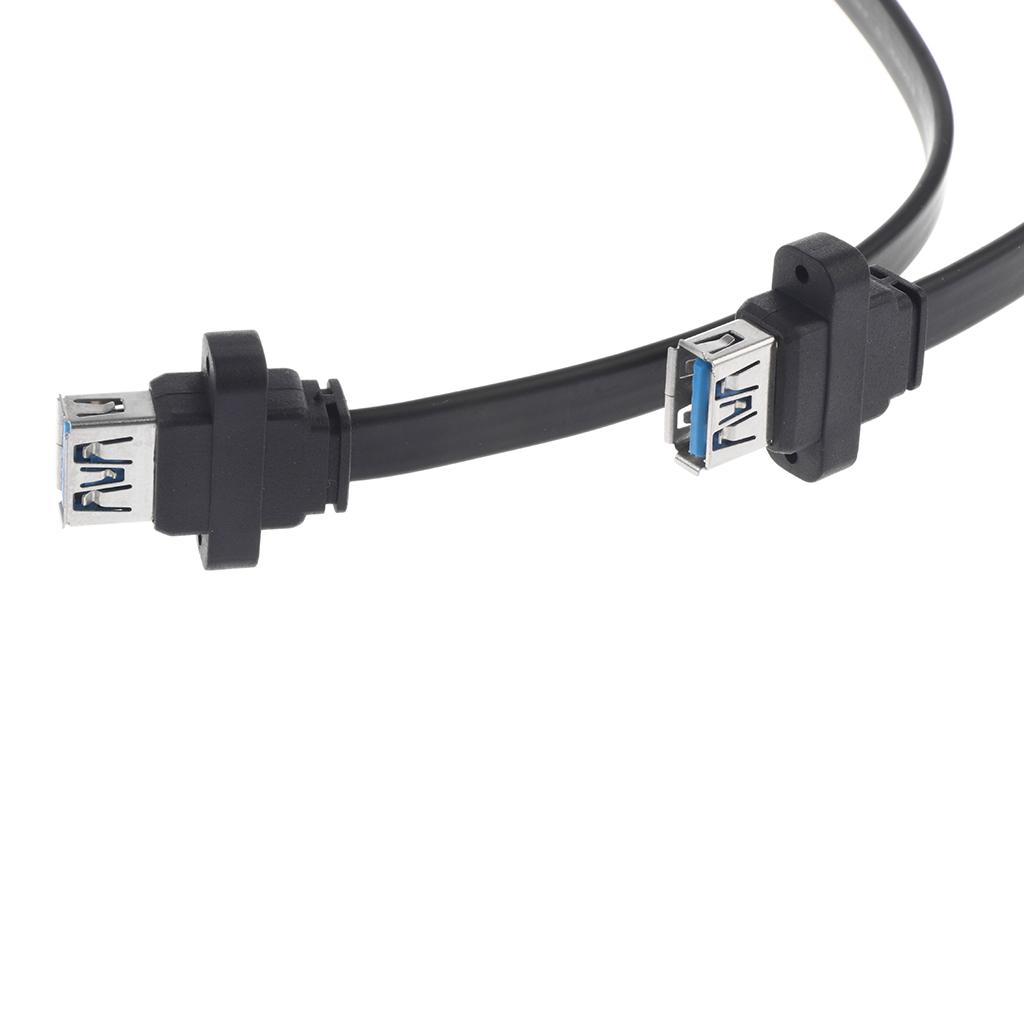 2 Cổng USB 3.0 Loại A Nữ Cho Bo Mạch Chủ 20Pin Cáp Dây 50 Cm