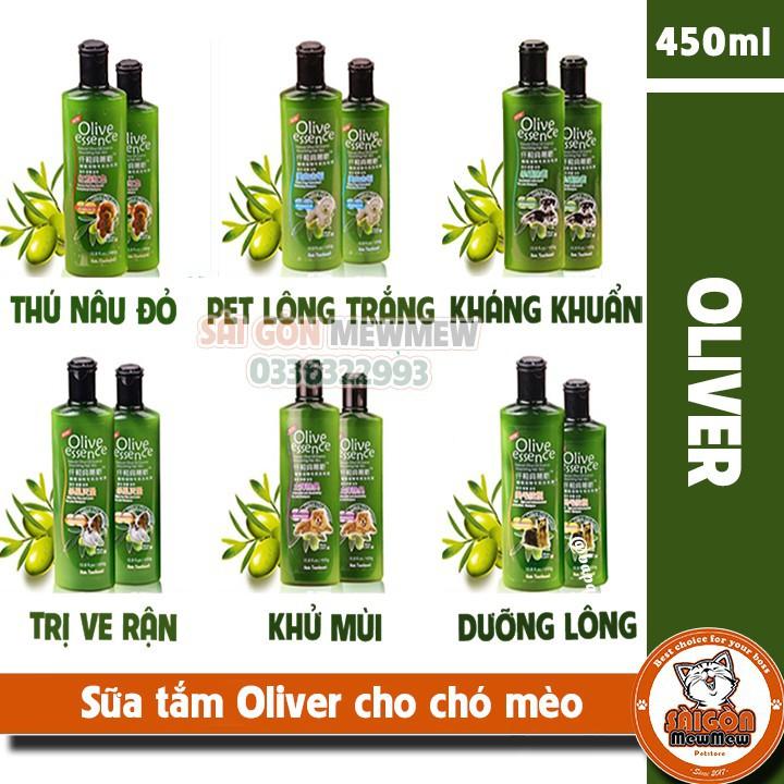 Sữa Tắm Olive Essence tinh dầu oliu 450ml Cho Chó Mèo