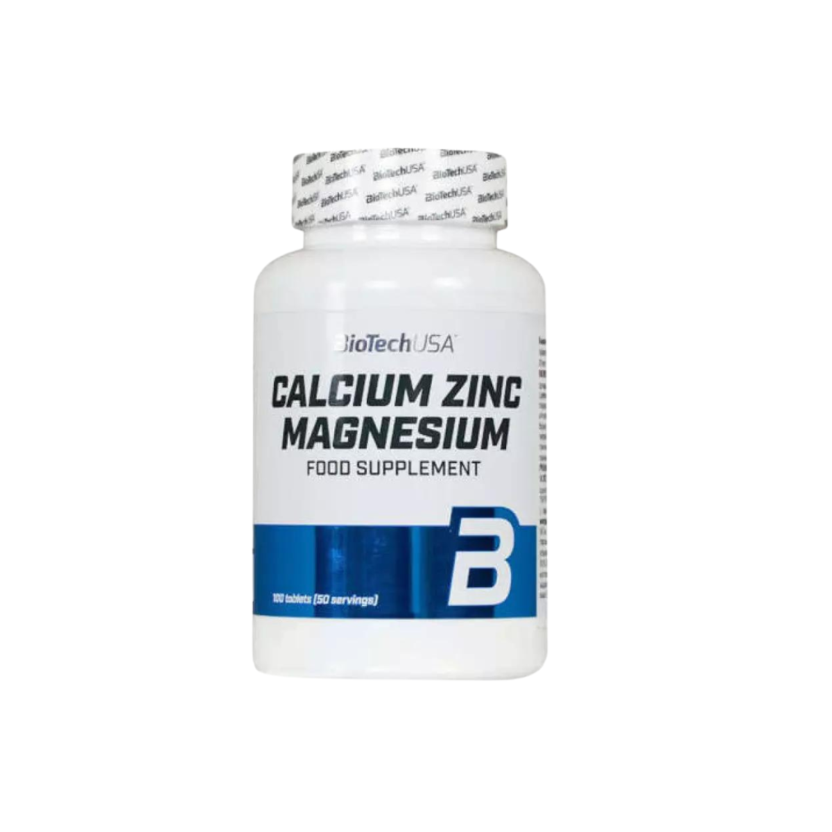 Viên Uống Bổ Sung Canxi Magie Kẽm Calcium Zinc Magnesium BiotechUSA Hộp 100 Viên