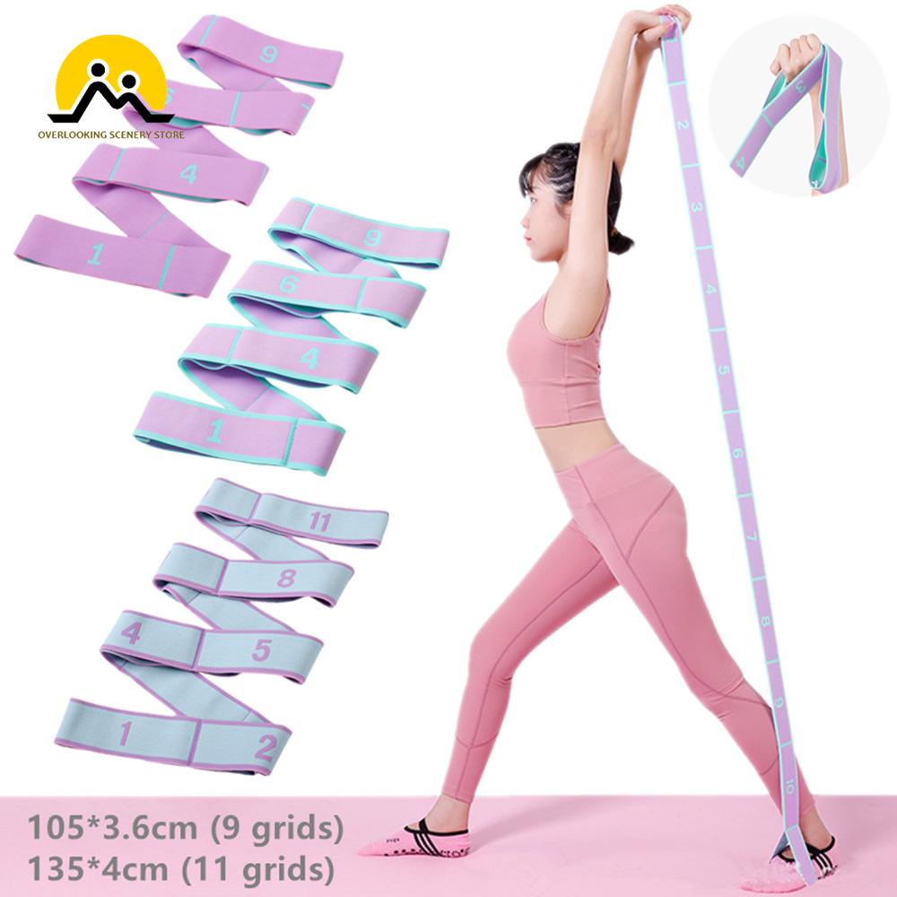 Nâng cấp phân đoạn Yoga Yoga Beltic Belt Trẻ em tập thể dục kéo dài dây thừng kéo dây Yoga Yoga Color: Blue