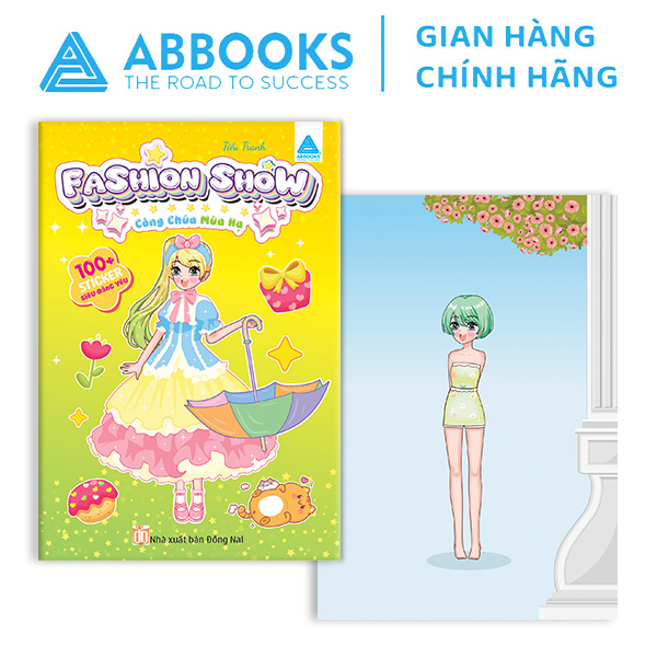 Sticker Bộ 4 Cuốn Siêu Đáng Yêu - Fashion Show Công Chúa - Mùa Đông, Mùa Hạ, Mùa Xuân, Mùa Thu