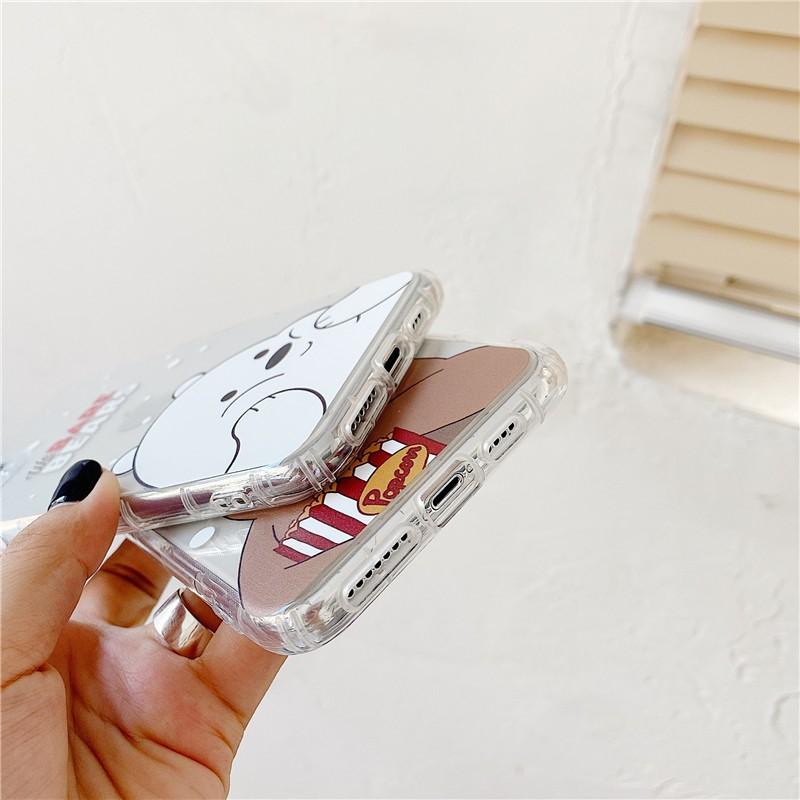 Ốp Lưng Case Iphone Gấu Ba Màu Siêu Trong Không Ngả Màu 7g/8g/7Plus/8Plus/X/Xs/Xsmax/Xr/11/11Pro/11Promax/12/12pr