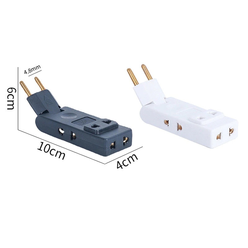 Ổ cắm điện nối dài 4 chổ cắm trong 1 chuẩn EU 2500W 180 độ tiện xài ở nhà hay du lịch  [ Miếng Lót chuột ]