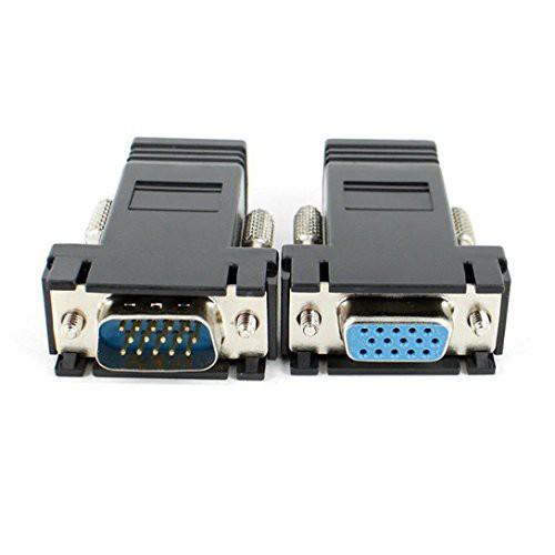 Bộ chuyển đổi kéo dài VGA to LAN - 30M Cat-5e/6e