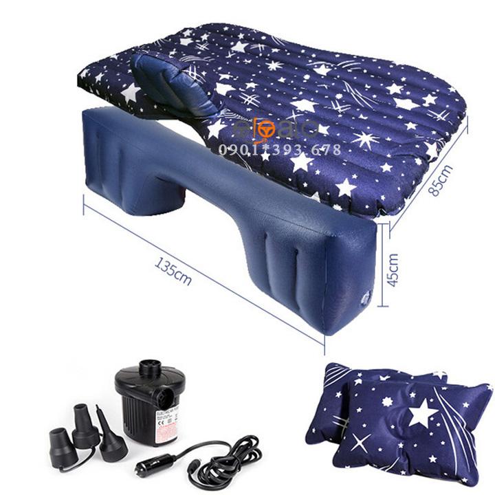 Đệm hơi ô tô BAIC X55 vải dù Oxford CAO CẤP họa tiết ngôi sao
