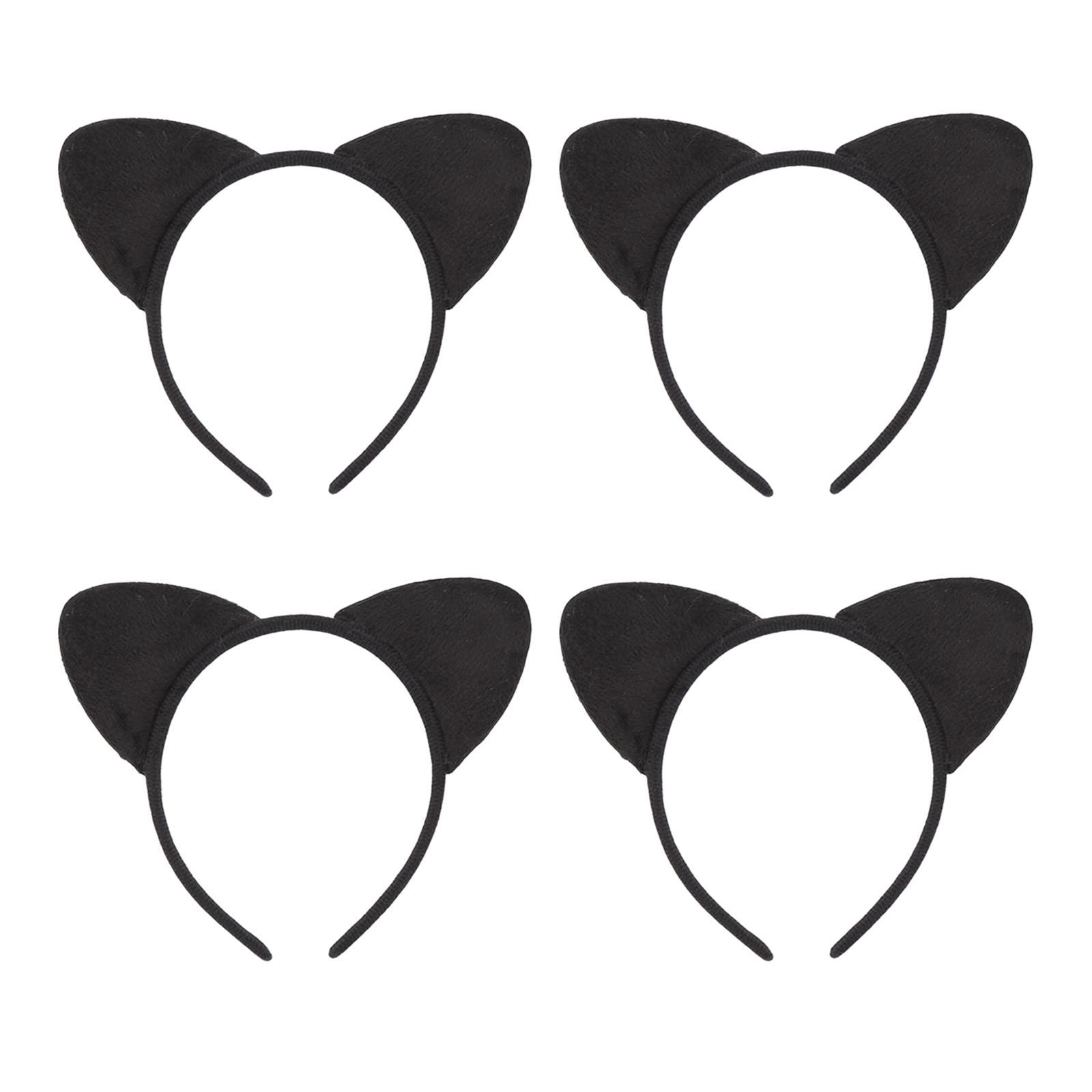 4 Pieces  Headband, Lovely ,  Hairbands Plush Headpiece Headwear Girl Headband for Masquerade Photo Prop Girls