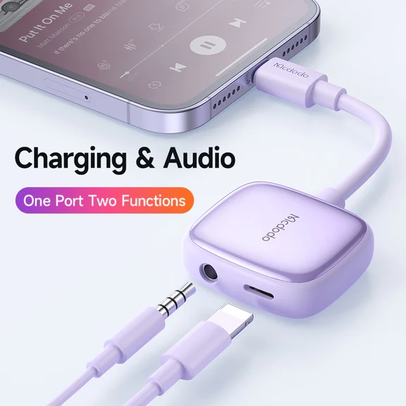 Đầu Chuyển Đổi Cổng iP sang iP và DC3.5 Mcdodo iP to iP and DC3.5 Digital Audio Cable (Hàng chính hãng)