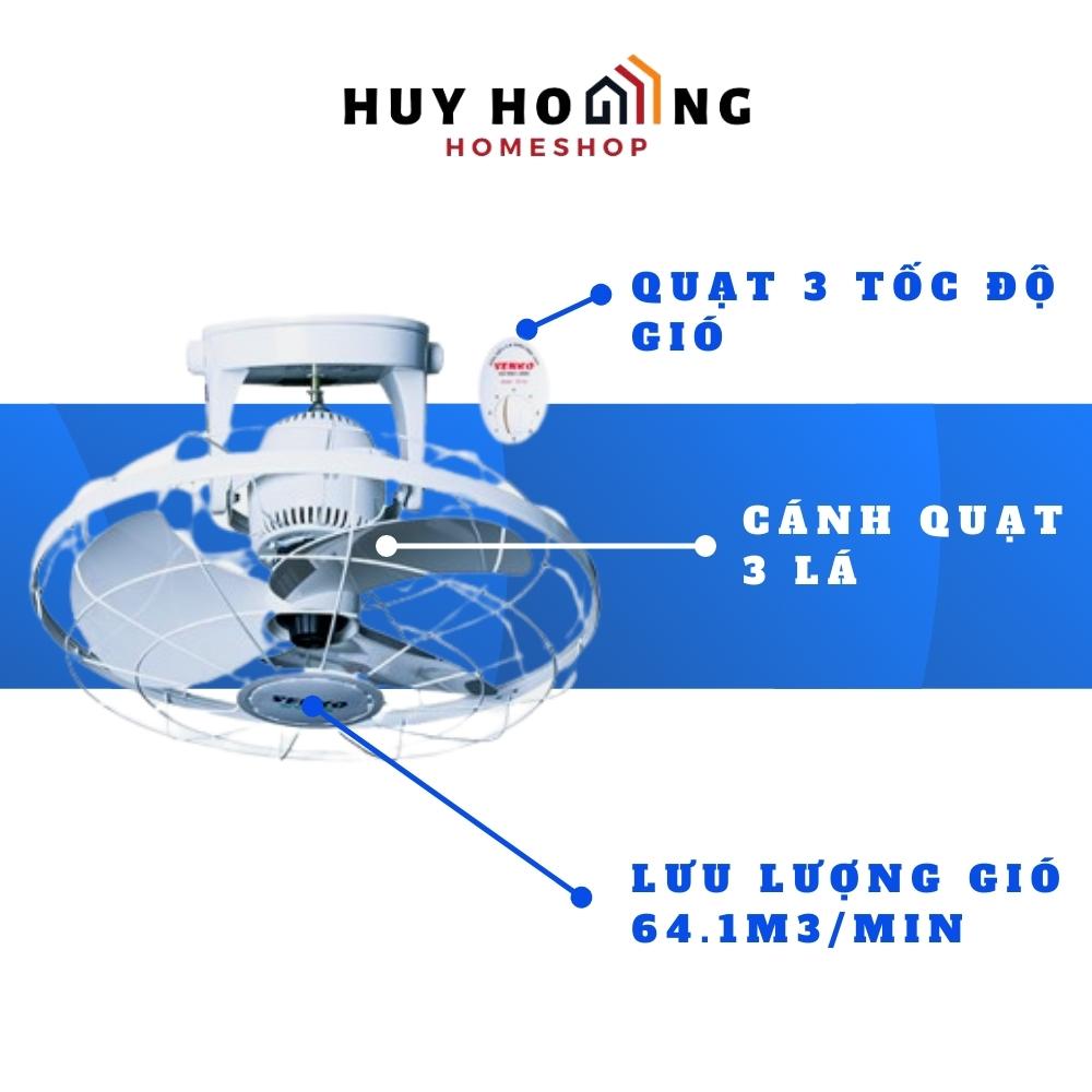 Quạt trần đảo chuyển hướng cơ Senko TD105 - Hàng chính hãng