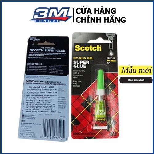 Keo siêu dính đa năng 3M scotch AD113 (2g) - 3M Long Vu