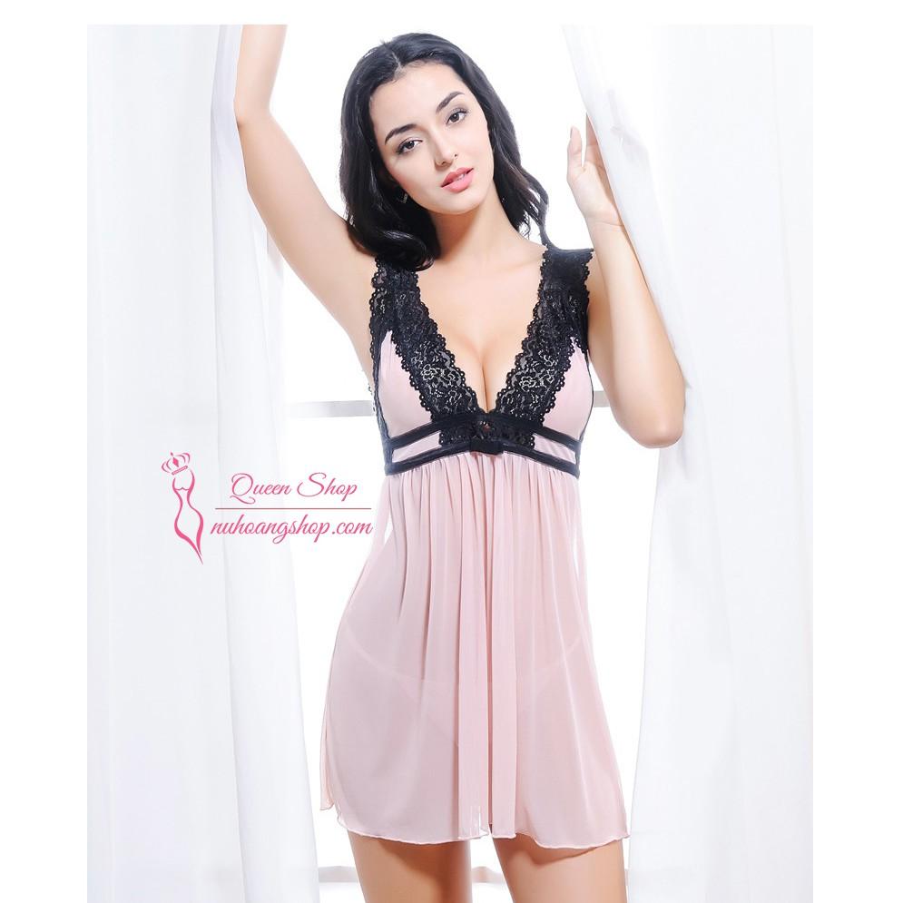 Váy ngủ quyến rũ chồng yêu VNS319D- đồ ngủ đẹp cao cấp