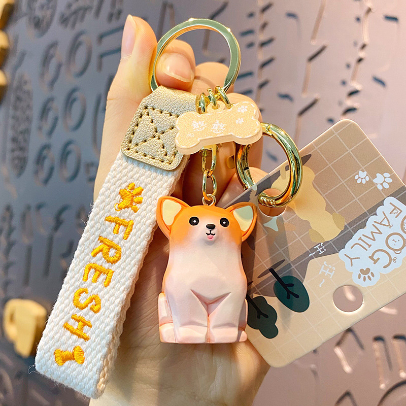 Móc Khóa Dog Family Bộ Siêu Tập Key Chain Treo Túi Xách Cặp Táp Hàng Chính Hãng - Mẫu 2