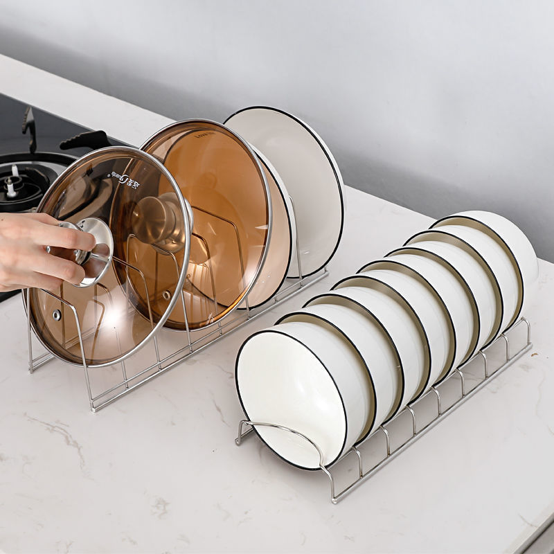 Giá Inox Úp Chén, Bát, Đĩa Ráo Nước, Không Lo Tróc Sơn, hạn chế diện tích gọn gàng tiện lợi