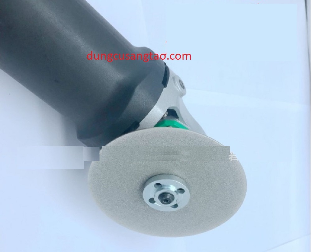 Đĩa mài đá, ngọc, kim loại (đĩa mài phủ kim cương D100mm lỗ 16mm)