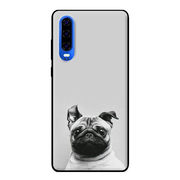 Ốp lưng in cho Huawei P30 mẫu Pulldog Nghiêm Túc - Hàng chính hãng