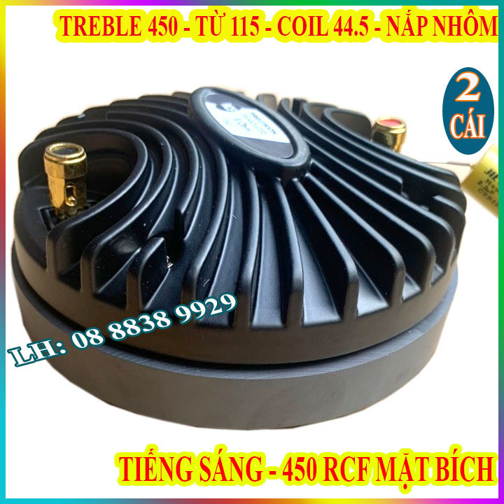 CẶP LOA TREBLE KÈN RCF 450 COIL 45 NẮP NHÔM MẶT BÍCH CAO CẤP - GIÁ 2 LOA