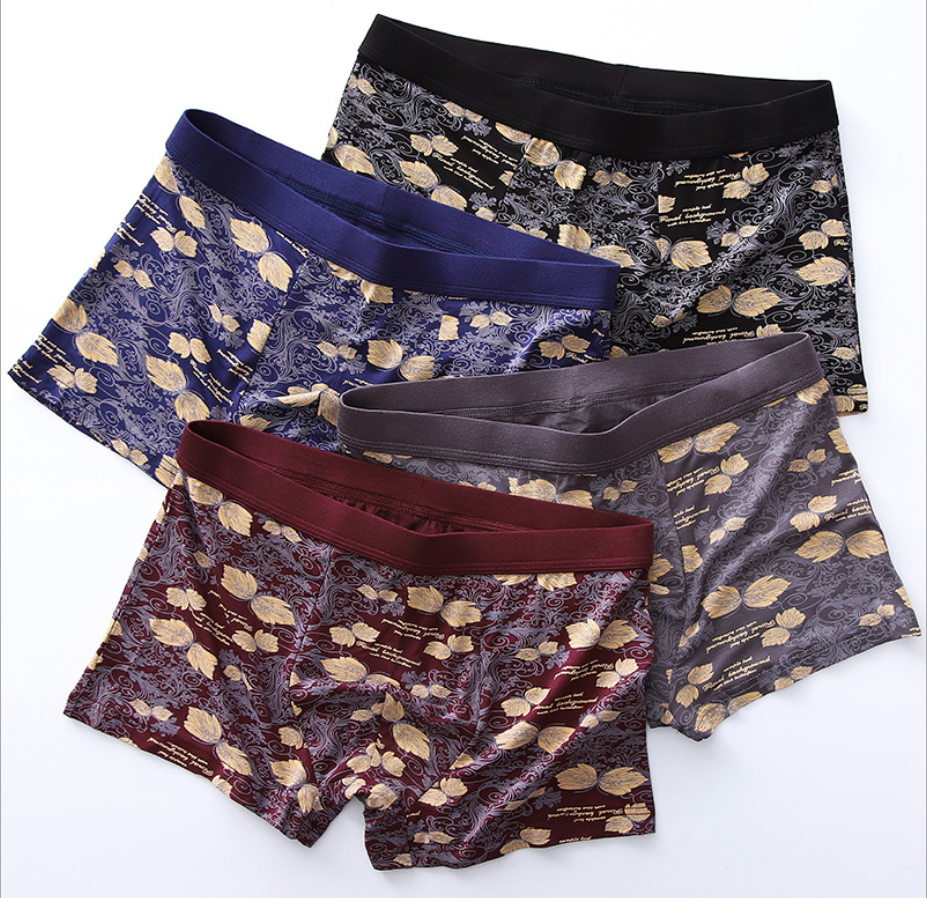 Bamboo Nam Panties Sexy Underwear Men Cuecas Boxer Boxer Thời Trang Mới Shorts Mens Underware 4 cái/lốc Miễn Phí Vận Chuyển