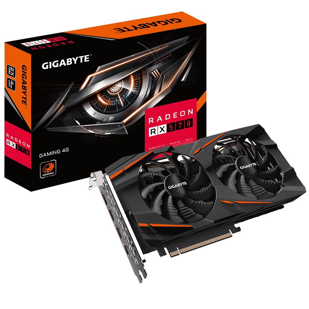 Vga Card Gigabyte RX570 GAMING - 4GD - Hàng chính hãng