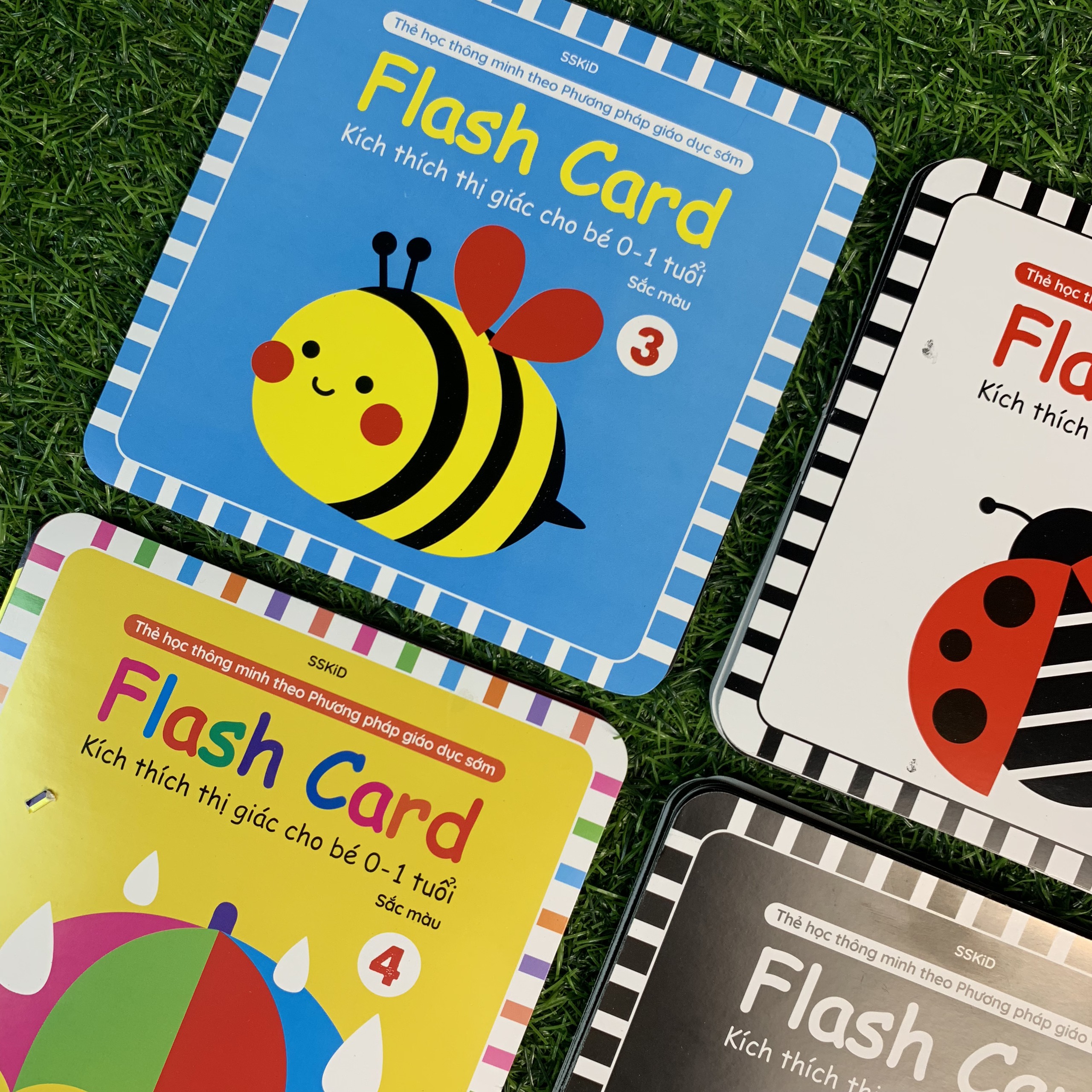 Bộ 80 Thẻ Flash Card Kích Thích Thị Giác Cho Bé Từ 0-1 Tuỏi