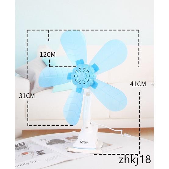 Quạt Điện Mini Để Bàn 5 Cánh Có Kẹp Tiện Dụng Cho Gia Đình