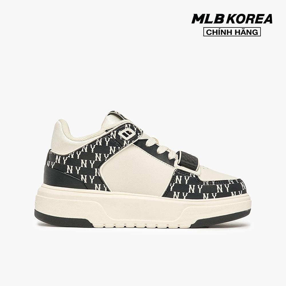 MLB - Giày sneakers unisex cổ thấp Chunky Liner Mid Classic Monogram 3ASXLM13N-50BKS