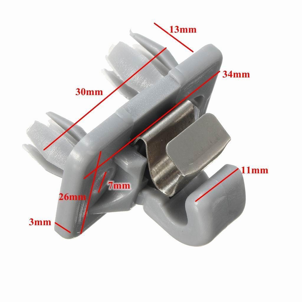 3-5pack Car Sun Visor Clip Holder Hook for Audi A1 A3 S3 A4 S4 A5 S5 Q3 Q5 TT