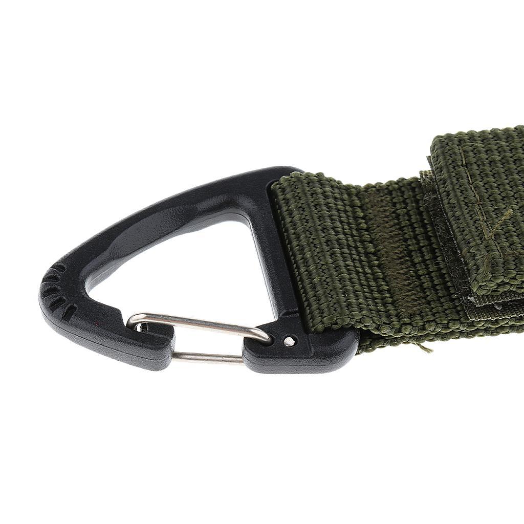 2pcs Molle Nylon Webbing Buckle Outdoor Camping Hiking Backpack Keychain Belt Holder Hanging Hook