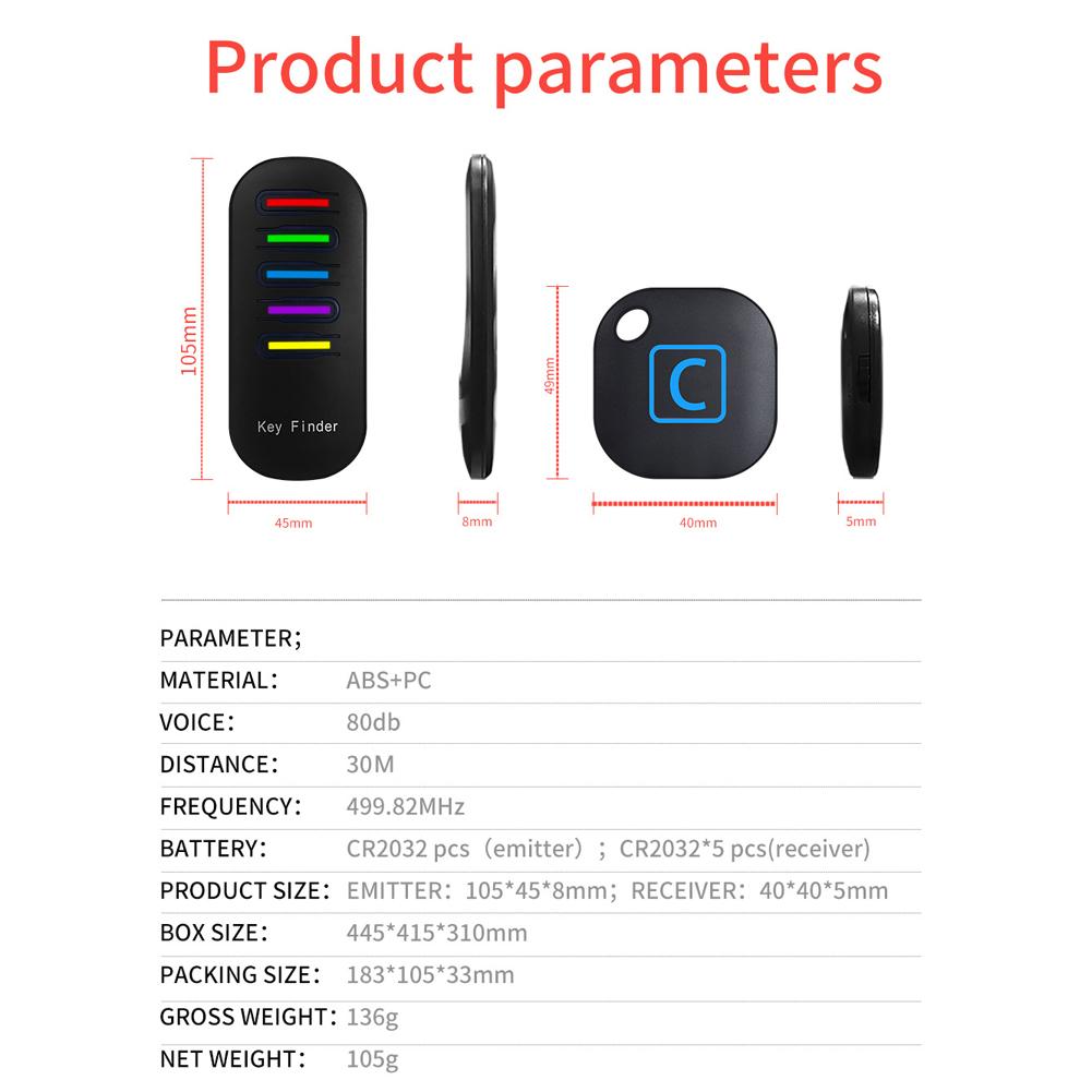 Máy tìm kiếm chìa khóa di động không dây