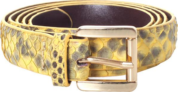 Thắt Lưng Nữ Da Trăn Huy Hoàng HT5305 - Vàng