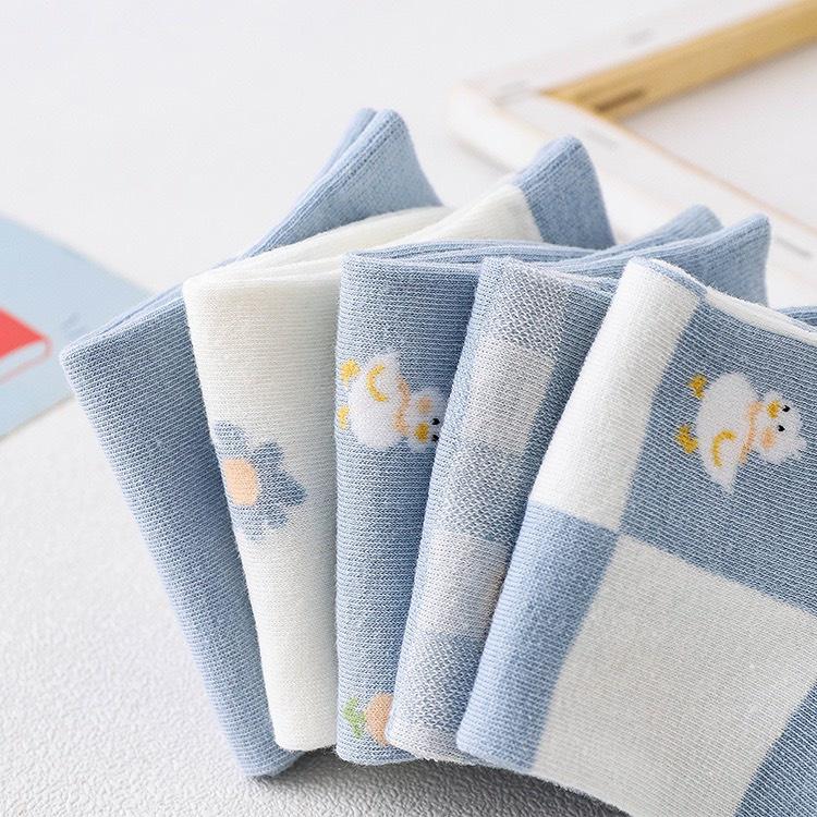 Vớ Tất Cổ Ngắn Vịt Xanh Dễ Thương Cotton Khánh Khuẩn Dành Cho Cả Nam Và Nữ 35-40 MRSOCKS VN066