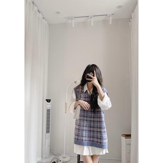 Gile kẻ dáng rộng siêu xinh