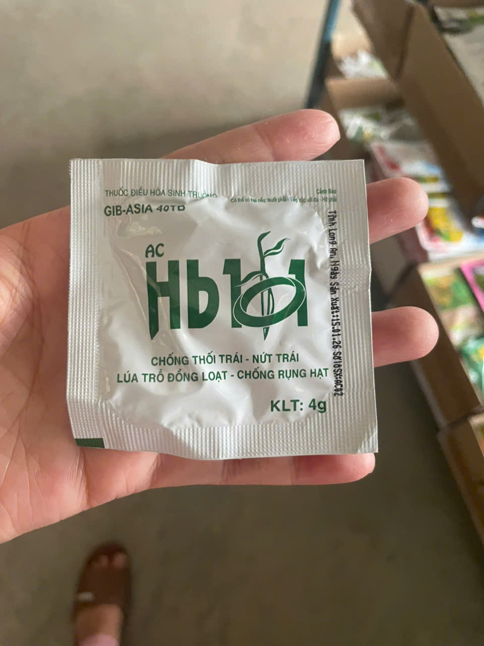 Thuốc điều hòa sinh trưởng GIB-ASIA 40TB (AC HB 101) Chống nứt trái, thối trái, rụng hạt