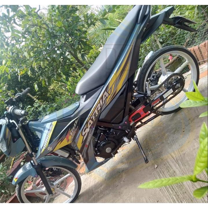 Tem rời dành cho satria fi dán xanh ngọc lục bảo