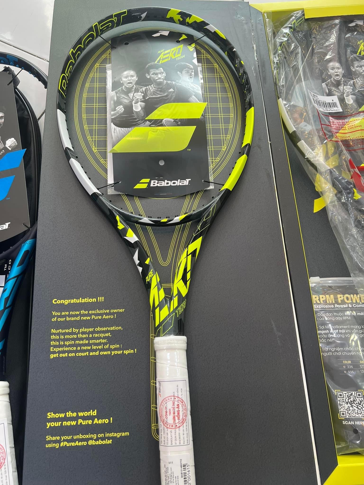 Vợt Tennis Babolat  PURE AERO Team 285gram 2023