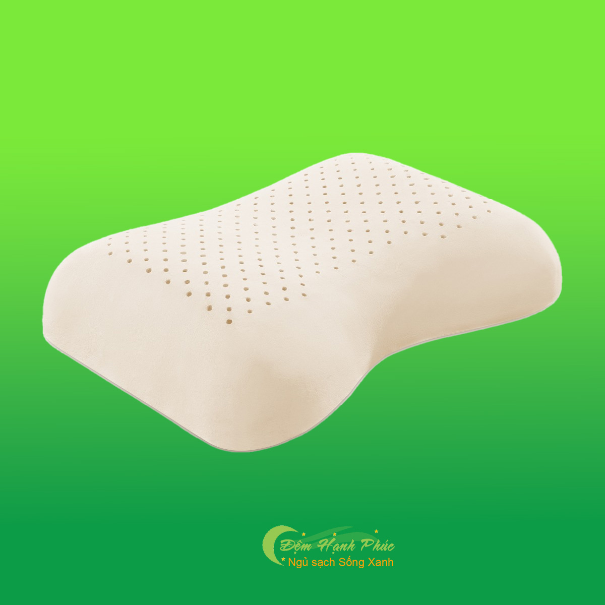 Gối cao su Liên Á Peanut 40x56x12cm