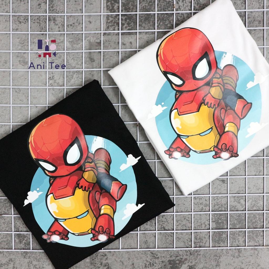 Áo Thun 100% Cotton IRON AND SPIDEY Chibi