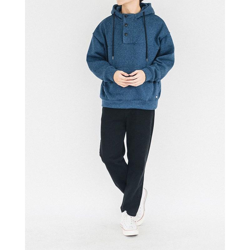 Áo Hoodie nam chất liệu nỉ dày ấm áp SSStutter Button hoodie