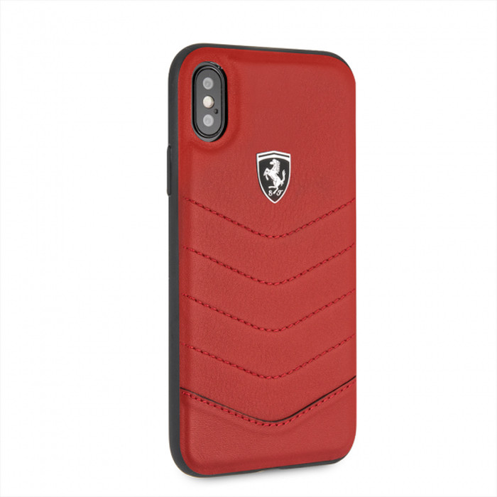 Ốp Lưng dành cho Iphone Xs/X Ferrari, Carbon và Da Thật - HÀNG NHẬP KHẨU