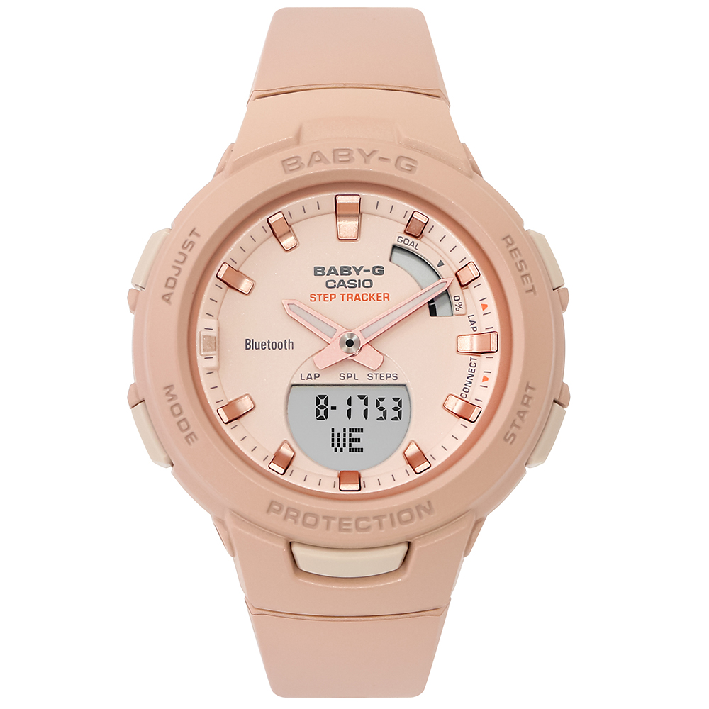 Đồng hồ Casio Baby-G Nữ dây nhựa BSA-B100CS