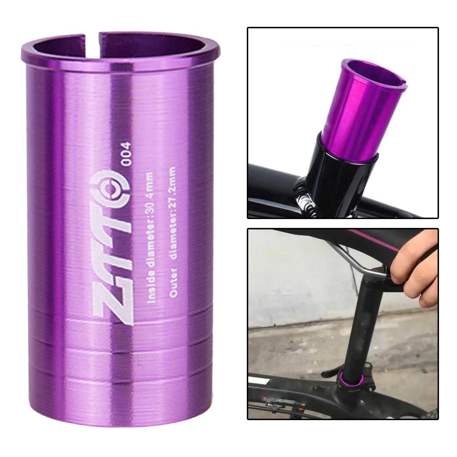 2x Seatpost Shim Seat Post Tube Sleeve Adapter 25.4mm 27.2mm 28.6mm 30.4mm 30.8mm 31.6mm 33.9mm 34.9mm for Mountain Bike,Road Bike,,BMX, Gear