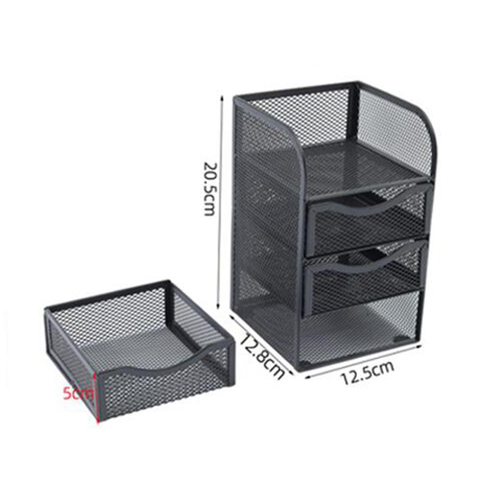 3-Tier Paper Organizer Letter Tray Letter Shelf Rack Paper Letter Tray Organizer for School