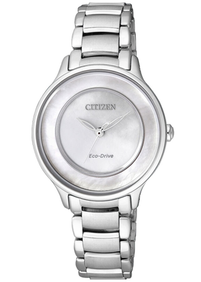 Đồng Hồ Nữ Citizen Dây Thép Không Gỉ EM0380-57D - Mặt Xà Cừ (Sapphire)