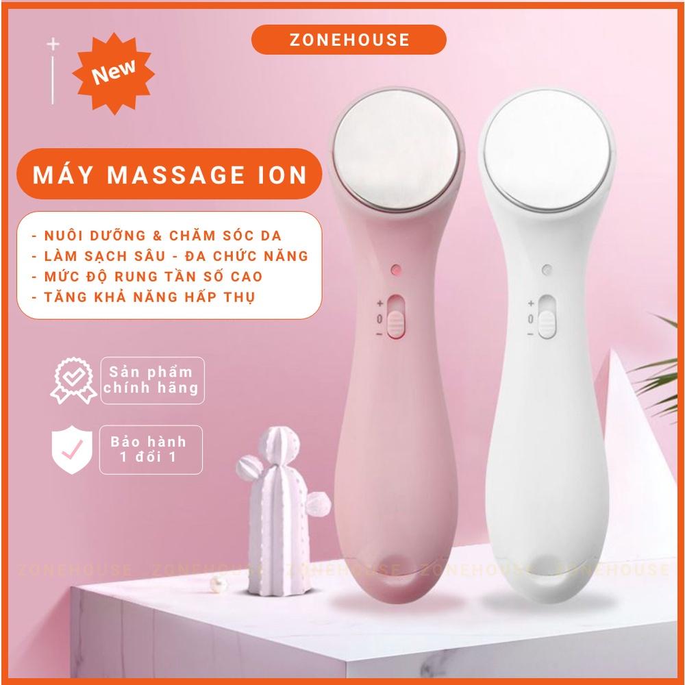 Máy Massage Ion Mini Cầm Tay ZONEHOUSE săn chắc trẻ hóa da, nâng cơ mặt, chống nhăn, tăng độ đàn hồi da